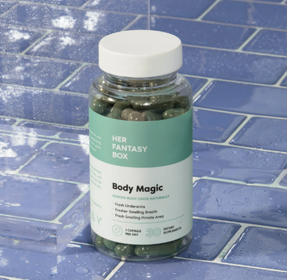 Her Fantasy Box - Body Magic Chlorophyll Capsules | 30 Vegan Capsules