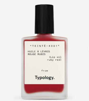 TYPOLOGY Tinted Lip Oil - Shade 1 Ruby Red