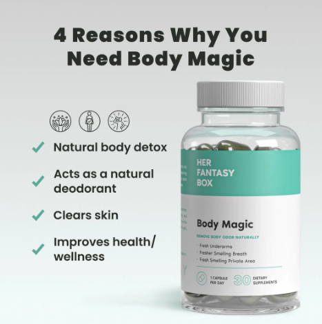 Her Fantasy Box - Body Magic Chlorophyll Capsules | 30 Vegan Capsules