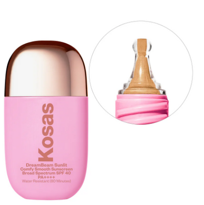 Kosas DreamBeam SPF 40 Mineral Sunscreen - Golden Glow